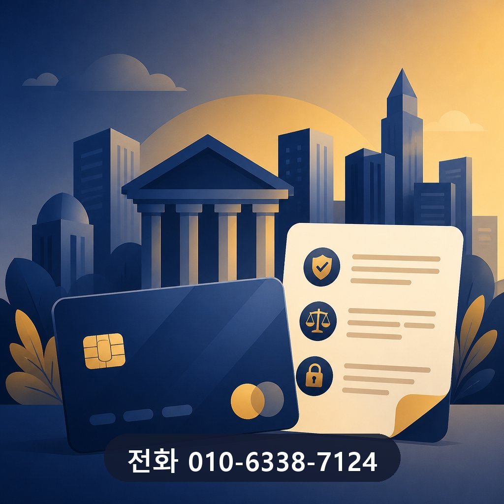 앱카드 카드깡 카드사 약관 확인 이미지 · 문의 010-6338-7124