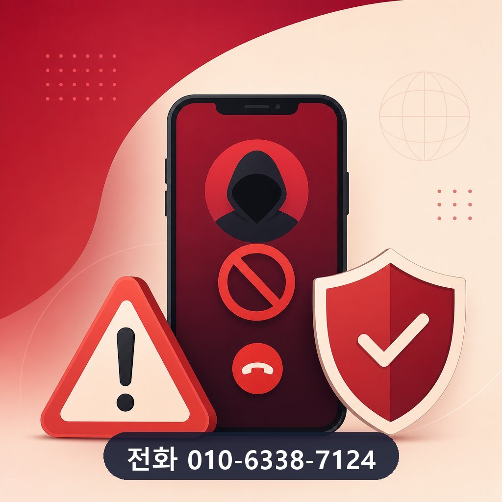 앱카드 카드깡 피해 예방 주의사항 이미지 · 문의 010-6338-7124